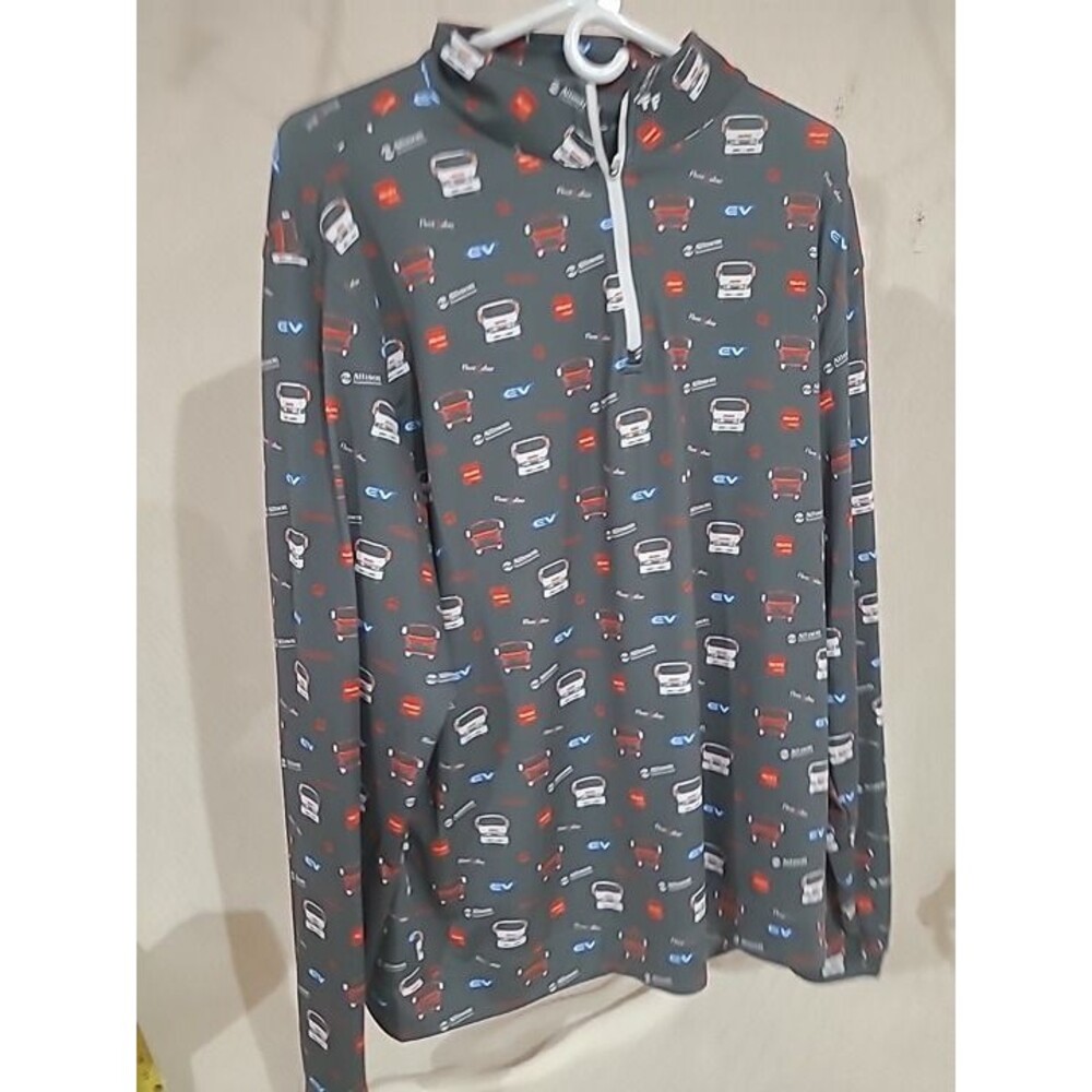 Four fathers long sleeved extra large men's Zip Up shirt Casual